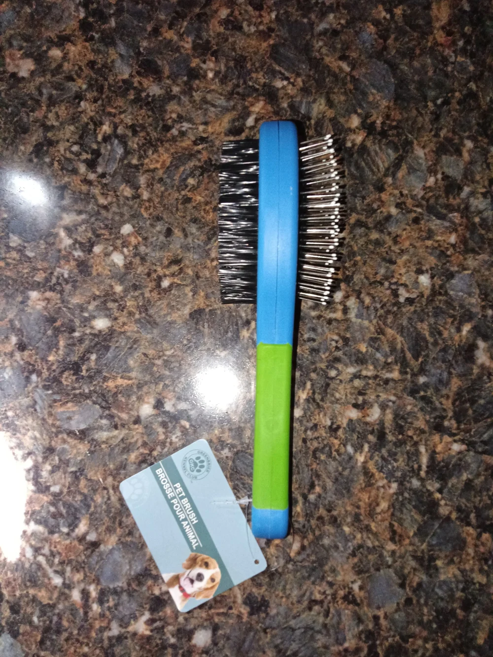Double Sided Pet Dog Brush Grooming shedding Hair Frizz Control